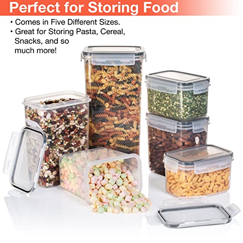 Storeganize 14pc Airtight Food Storage Containers With Lids, Great Pantry